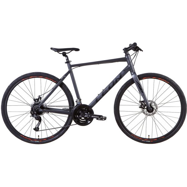 

Велосипед AL 28 Leon HD-80 DD рама-19 графитовый с черным
