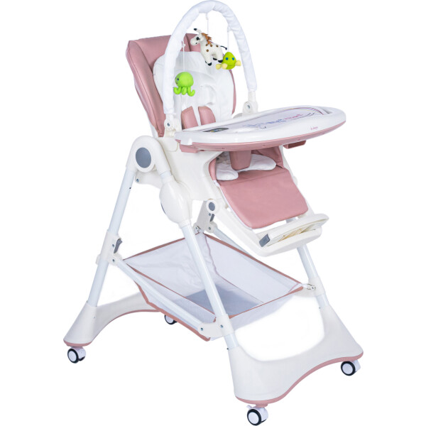 

Стульчик для кормления Bubago Albert Pale pink (BG101)