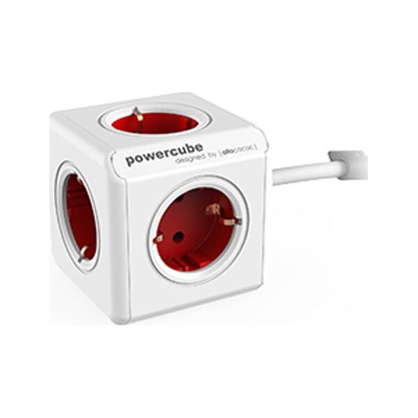 

Сетевой фильтр Allocacoc PowerCube Extended, Red (1300RD/DEEXPC)