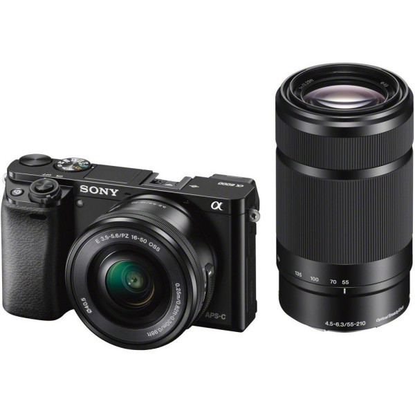 Фотоаппарат SONY Alpha a6000 + 16-50 + 55-210 Black (ILCE6000YB.CEC)