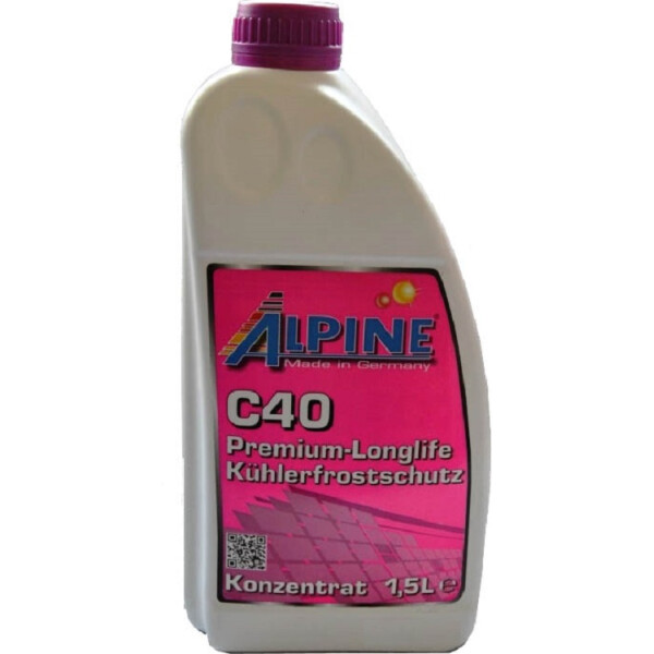 

Антифриз Alpine C40 Premium фиолет. 1,5л
