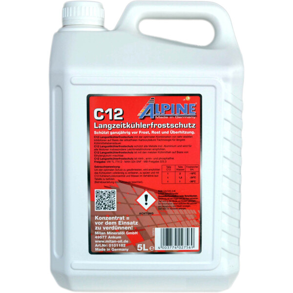

Антифриз Alpine C12 крас. 5л