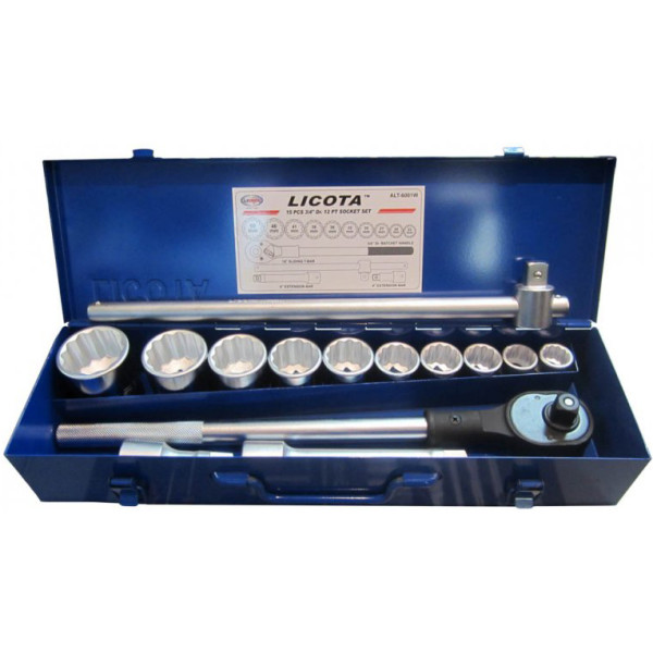 

Набор торцевых головок с трещоткой 3/4" LICOTA ALT-6001WS