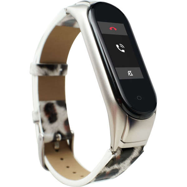 

Сменный браслет Smart Band в Mi Band 4/3 Print Animal белый