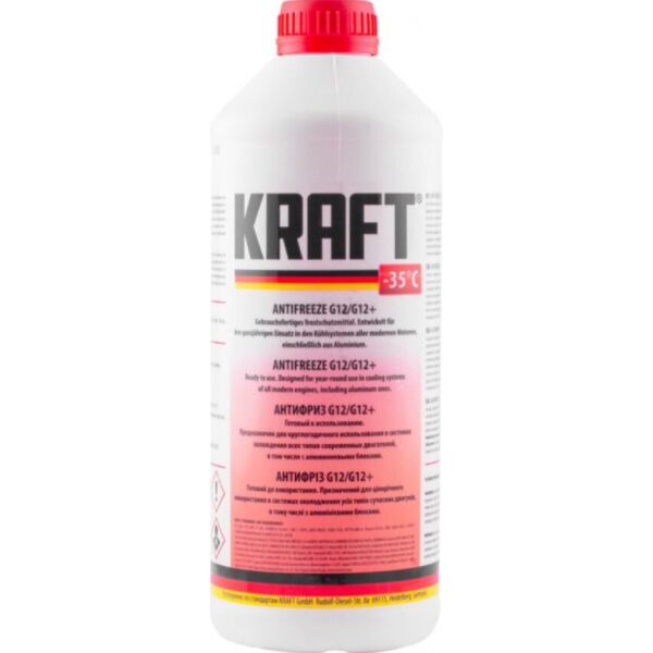 

Антифриз Antifreeze G12 Red G12/G12+ -35 KRAFT 1,5 л