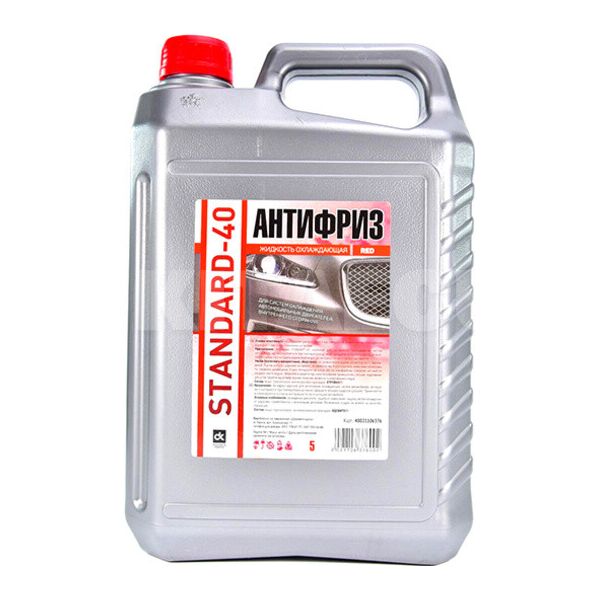 

Антифриз ДК Standard -40 красный 5 /4,2кг