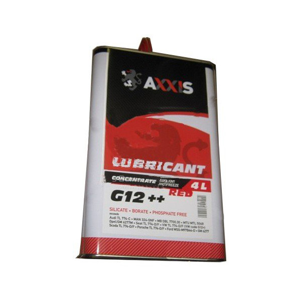 

Антифриз AXXIS RED концентрат G12 + (-80C) 4л