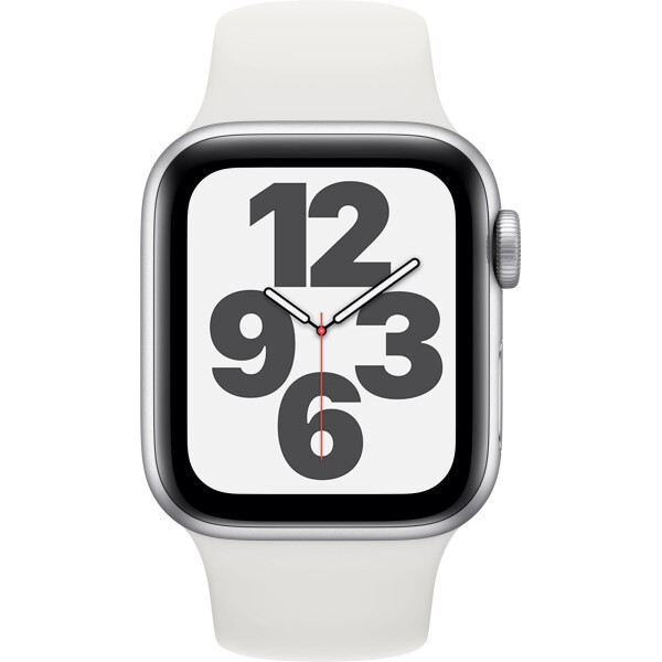 

Смарт-часы Apple Watch SE GPS, 40mm Silver Aluminium Case with White Sport Band (MYDM2)