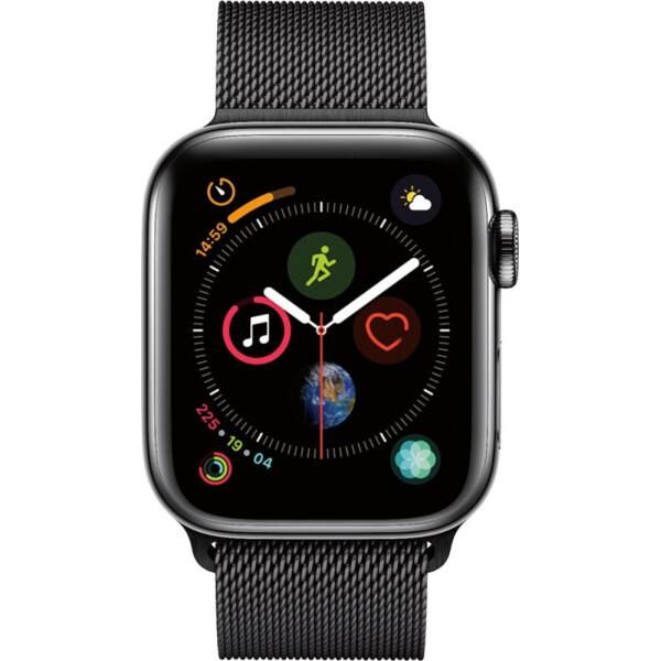 

Apple Watch Series 4+LTE 40mm Space Black (Черный) Stainless Steel Case with Space Black Milanese (MTUQ2)