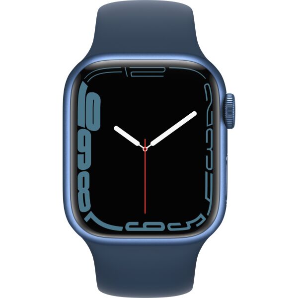 

Apple Watch Series 7 GPS 41mm Blue Aluminium Case with Abyss Blue Sport Band (MKN13)