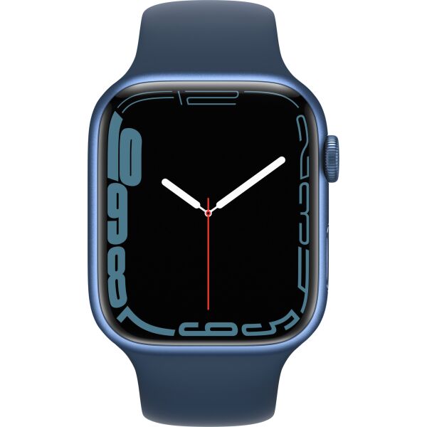 

Apple Watch Series 7 GPS 45mm Blue Aluminium Case with Abyss Blue Sport Band (MKN83)