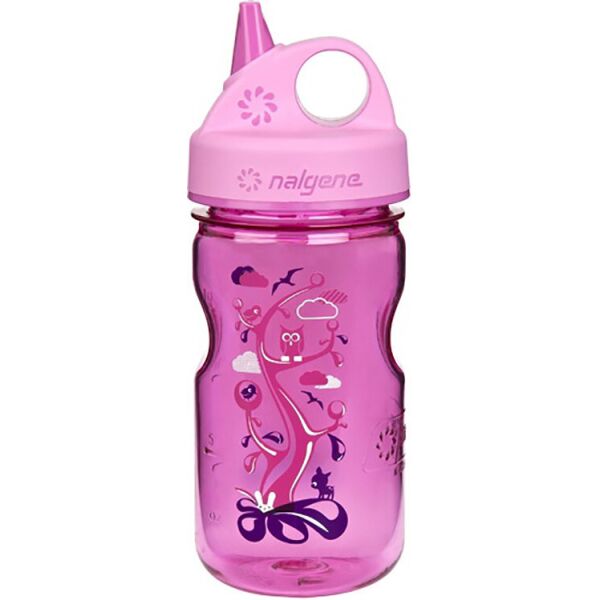 

Бутылка для воды детская Nalgene Grip-n-Gulp Розовая Woodland Art. 350 мл. (00022652)