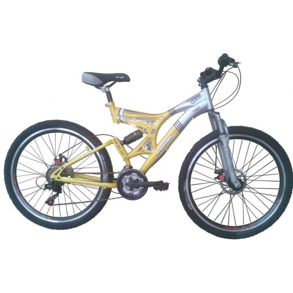 

Велосипед ARDIS INFINITY AMT 26" 19" Серо-желтый глянец(0614M2)
