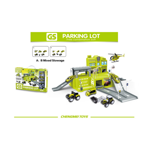 

Набор автопаркинг с фермерскими машинами CHENGMEI TOYS (CM559-81)