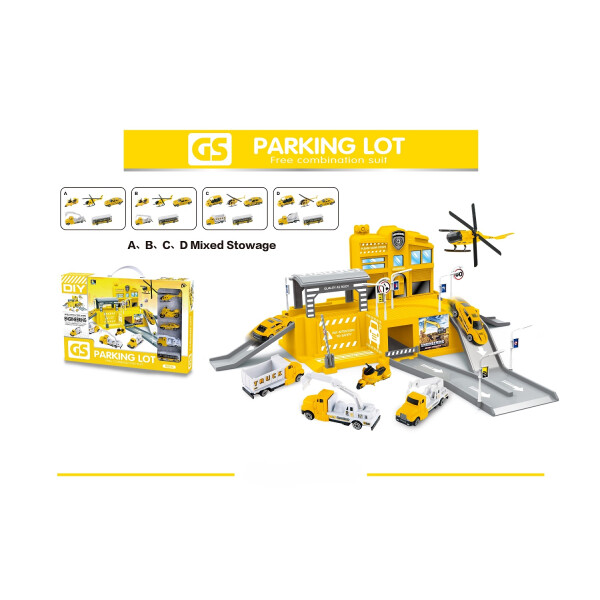 

Набор автопаркинг с грузовыми и строительными машинами CHENGMEI TOYS (CM559-21)