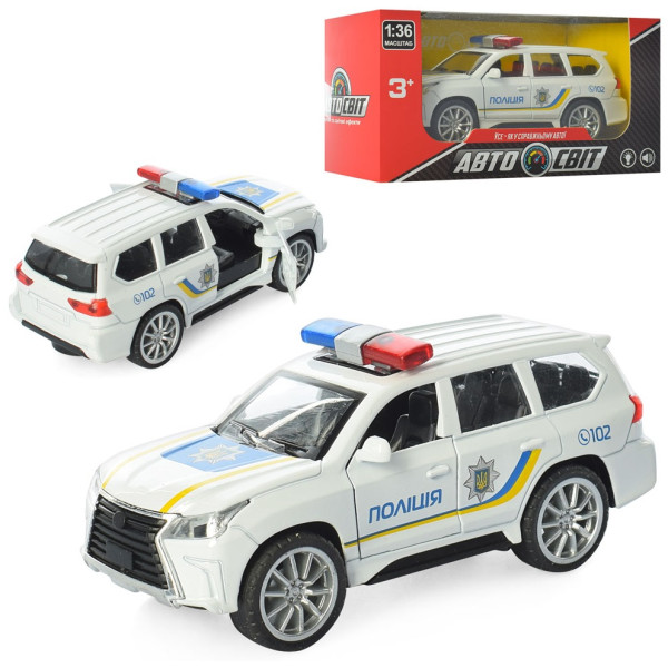 

Автомобиль АвтоСвiт Полiцiя (AS-1833)