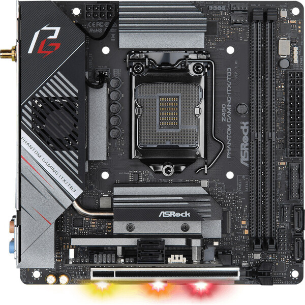 

Материнская плата ASRock Z490 PHANTOM GAMING-ITX/TB3 s1200