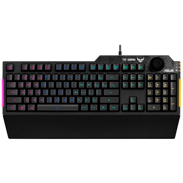 

Клавиатура Asus TUF Gaming K1 Black RU (90MP01X0-BKRA00)