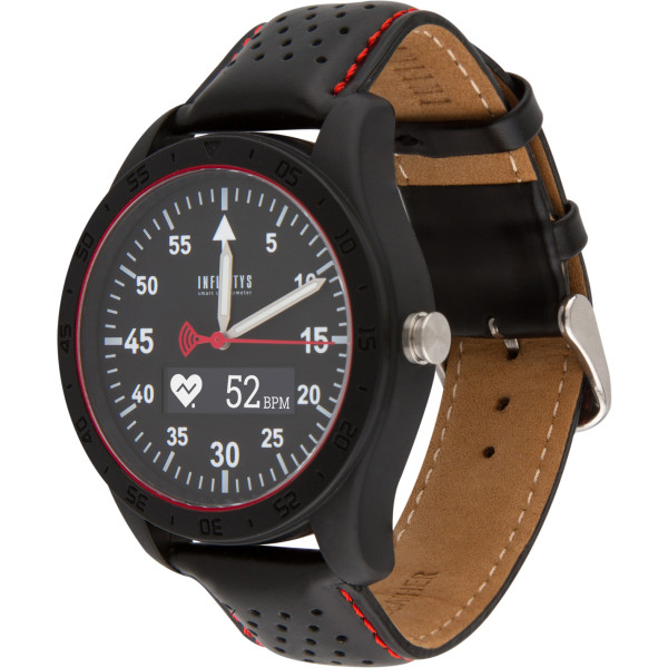 

Смарт-часы ATRIX INFINITYS X20 45mm Swiss Sport Chrono Black-leather