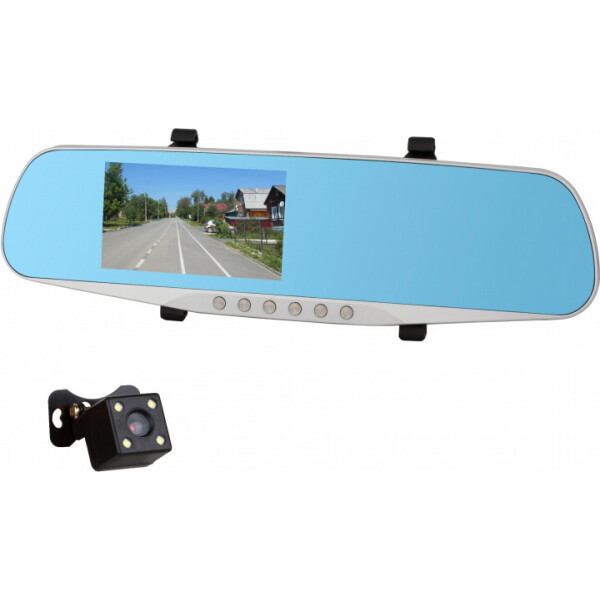 

Видеорегистратор ATRiX JS-X5000 4.3" Full HD SMART MIRROR Dual Cam silver