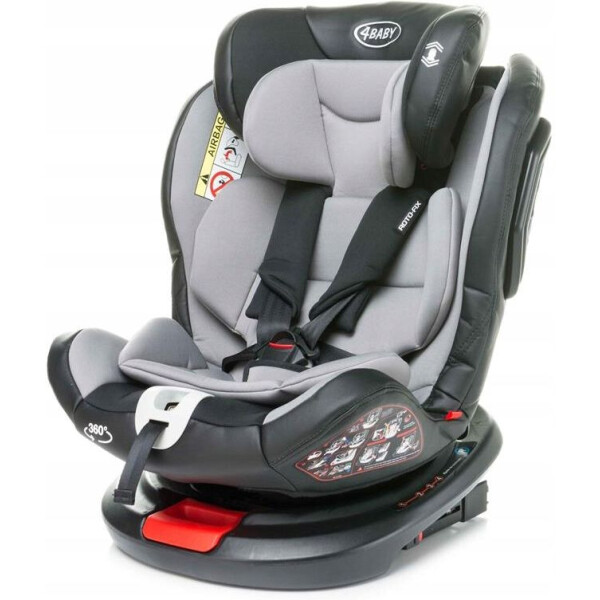 

Детское автокресло 4Baby Roto-Fix light grey (4RF04)