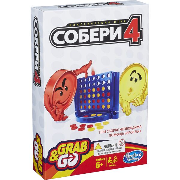 

Игра дорожная Hasbro Gaming Собери 4 (B1000121\619)