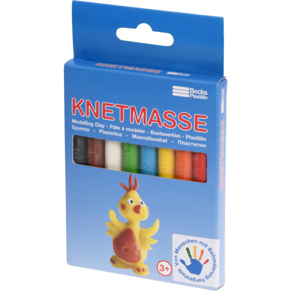 

Пластилин классический Becks Plastilin 175 г 8 цветов (B100428)