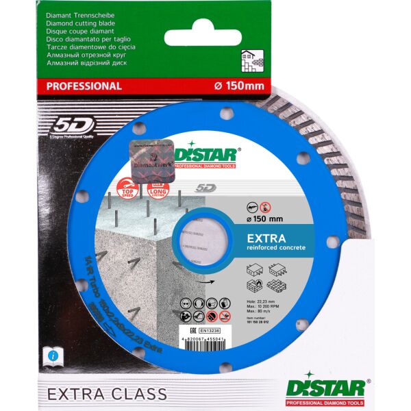 

Отрезной диск Distar Extra 1A1R Turbo 150x2,2x9x22,23 (10115028012)
