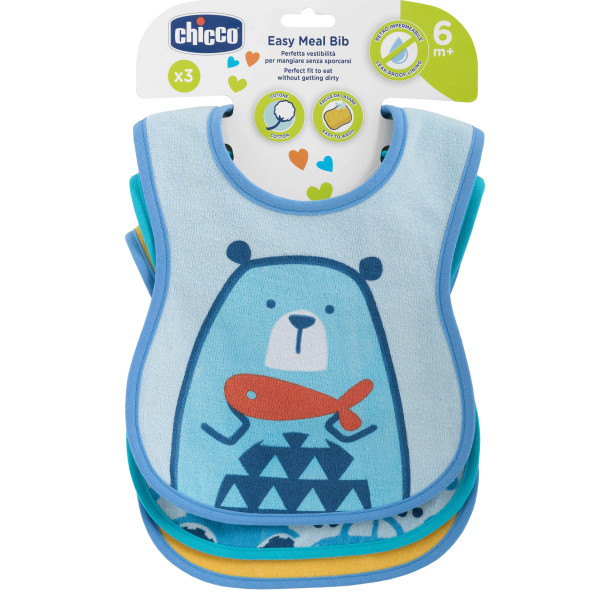 

Набор слюнявчиков Chicco Weaning Bib (16301.20)