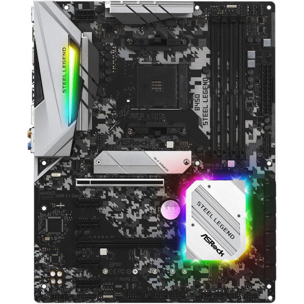

Материнская плата ASRock B450M Steel Legend