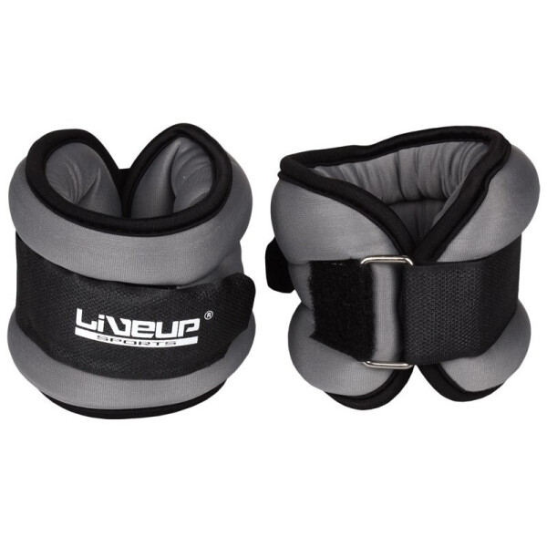 

Утяжелители LiveUp Wrist/Ankle Weights 2 шт по 1 кг Black-Grey (LS3049-1)
