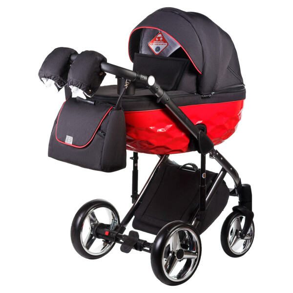

универсальная 2 в 1 Adamex Chantal Polar (Graphite) C3 черный с красным