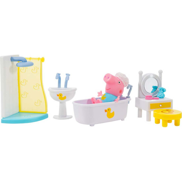 

Игровой набор Peppa - ВАННАЯ SPA (фигурка Пеппы, аксессуары, свет) (PEP0551)