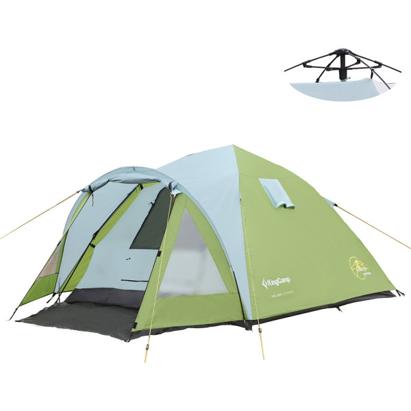 

Палатка KingCamp Holiday 3 easy (KT3027) grey/green