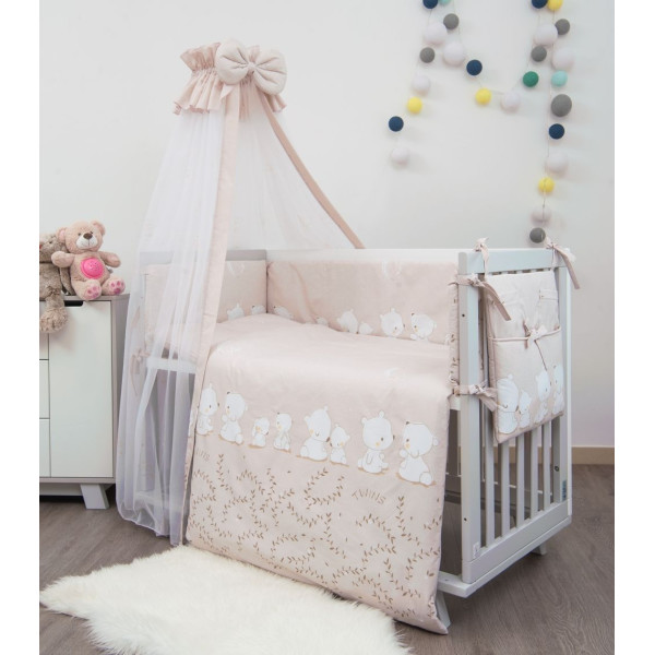 

Комплект постельного белья детский Twins Sweet SW-016 (8 элементов) Umka pink