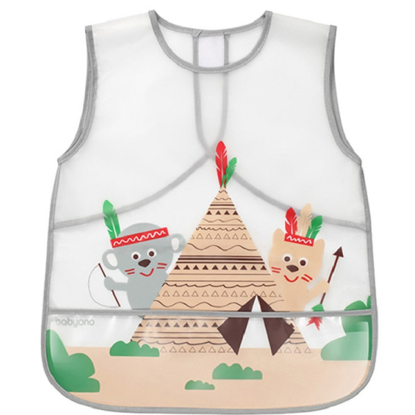 

Нагрудник-фартук BabyOno Active Baby Серый (839)