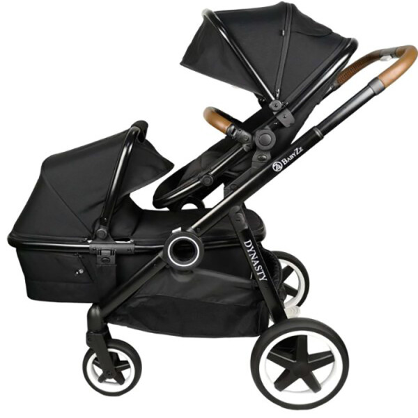 

Детская коляска для погодок BabyZz Династия (черная)