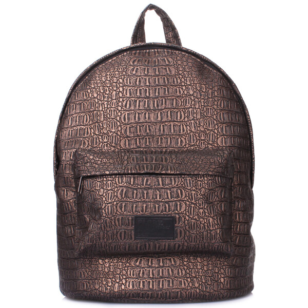 

Рюкзак PoolParty с тиснением под крокодила (backpack-croco-bronze)