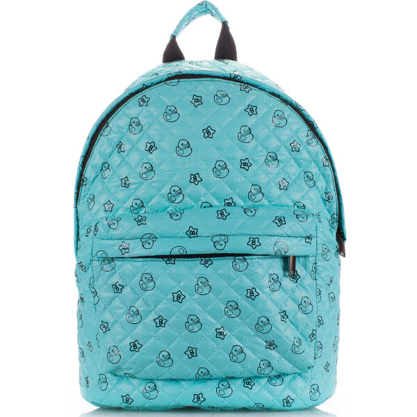 

Рюкзак стеганый с уточками PoolParty (backpack-theone-blue-ducks)