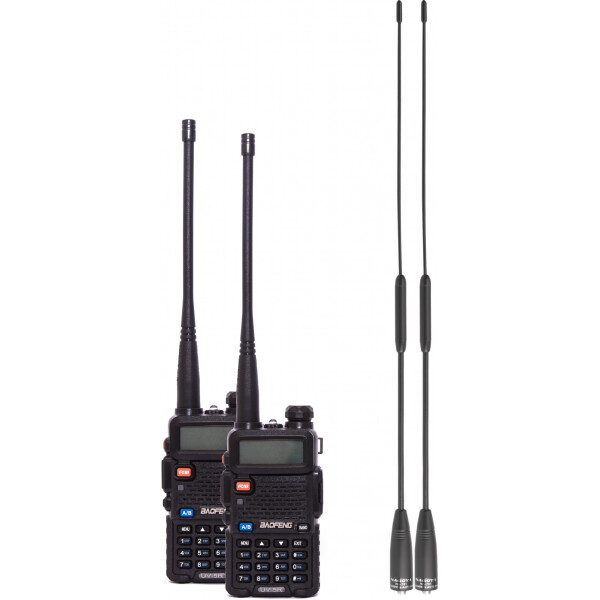 

Комплект раций для туризма Baofeng UV-5R Tourism Black
