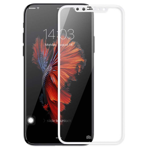 

Baseus 0.2 mm Silk-screen глянцевое, белое для iPhone X/XS