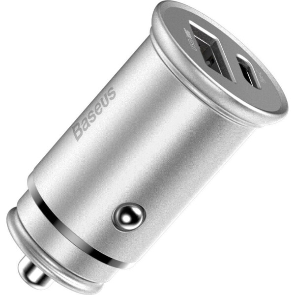 

Зарядное устройство Baseus Circular Metal PPS QC 30W (Support VOOC) Silver (CCYS-C0S)
