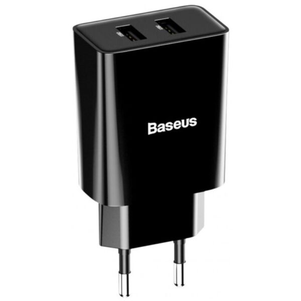 

Зарядное устройство Baseus Mini DualU 10.5W Black