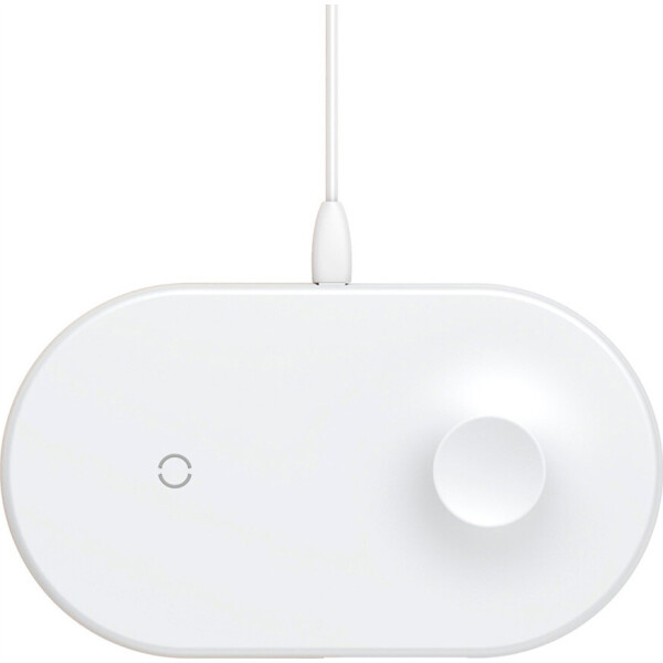 

Baseus Smart 2in1 Wireless Charger (Type-C Version) White (WX2IN1-C02)