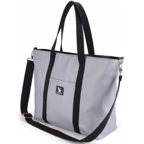 

Сумка для коляски Cottonmoose Shopper 750/147 pearl gray leather (серый эко-кожа)