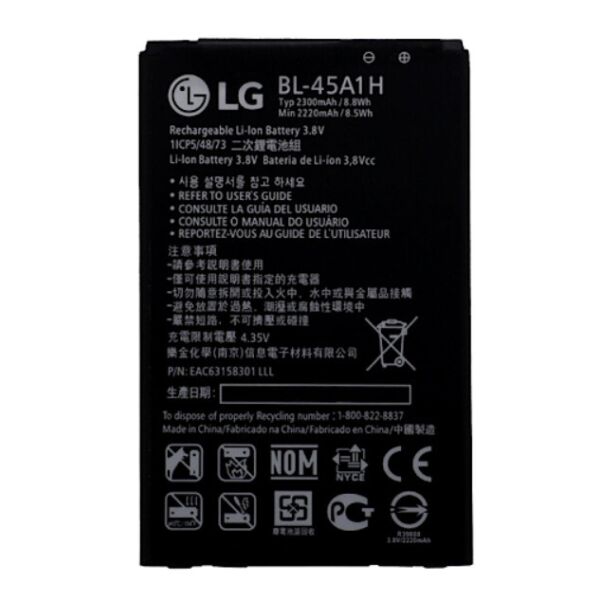 

Батарея LG BL45A1H K10 F670L F670K F670S F670 K420N K10 LTE Q10 K420
