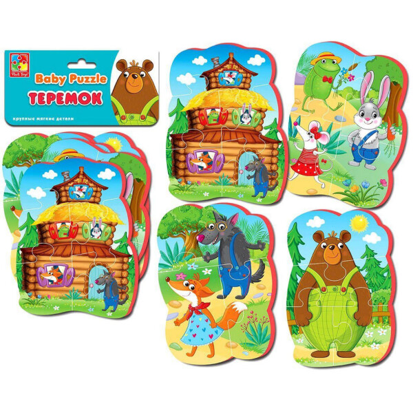 

Беби пазлы Vladi Toys Теремок VT1106-64 (рус)