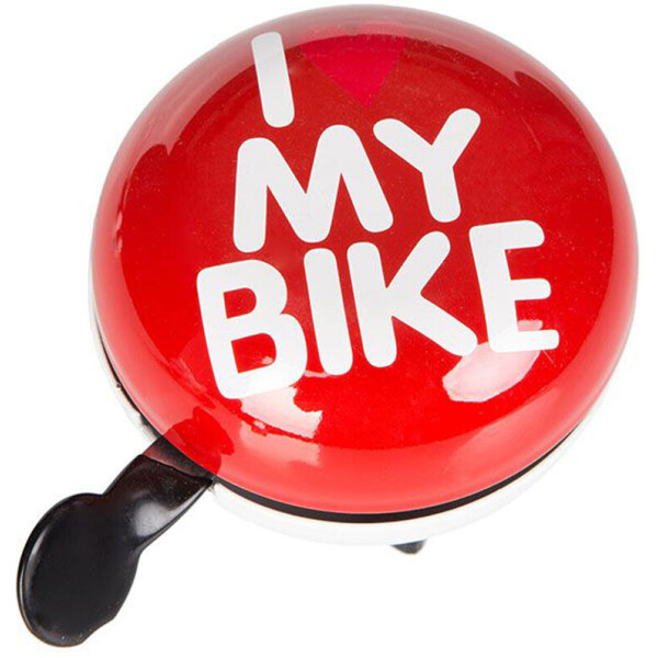 

Велозвонок Green Cycle GCB-1058S I love my bike диаметр 80мм красный (BEL-53-21)