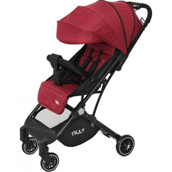 

Коляска прогулочная Tilly Bella T-163 Brick Red + дождевик (красная)