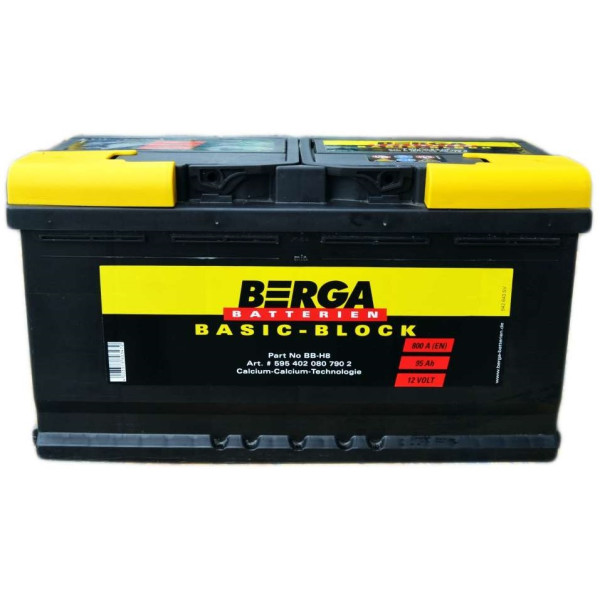 

Автомобильный аккумулятор BERGA Basic-block 95А (800EN) 595402080
